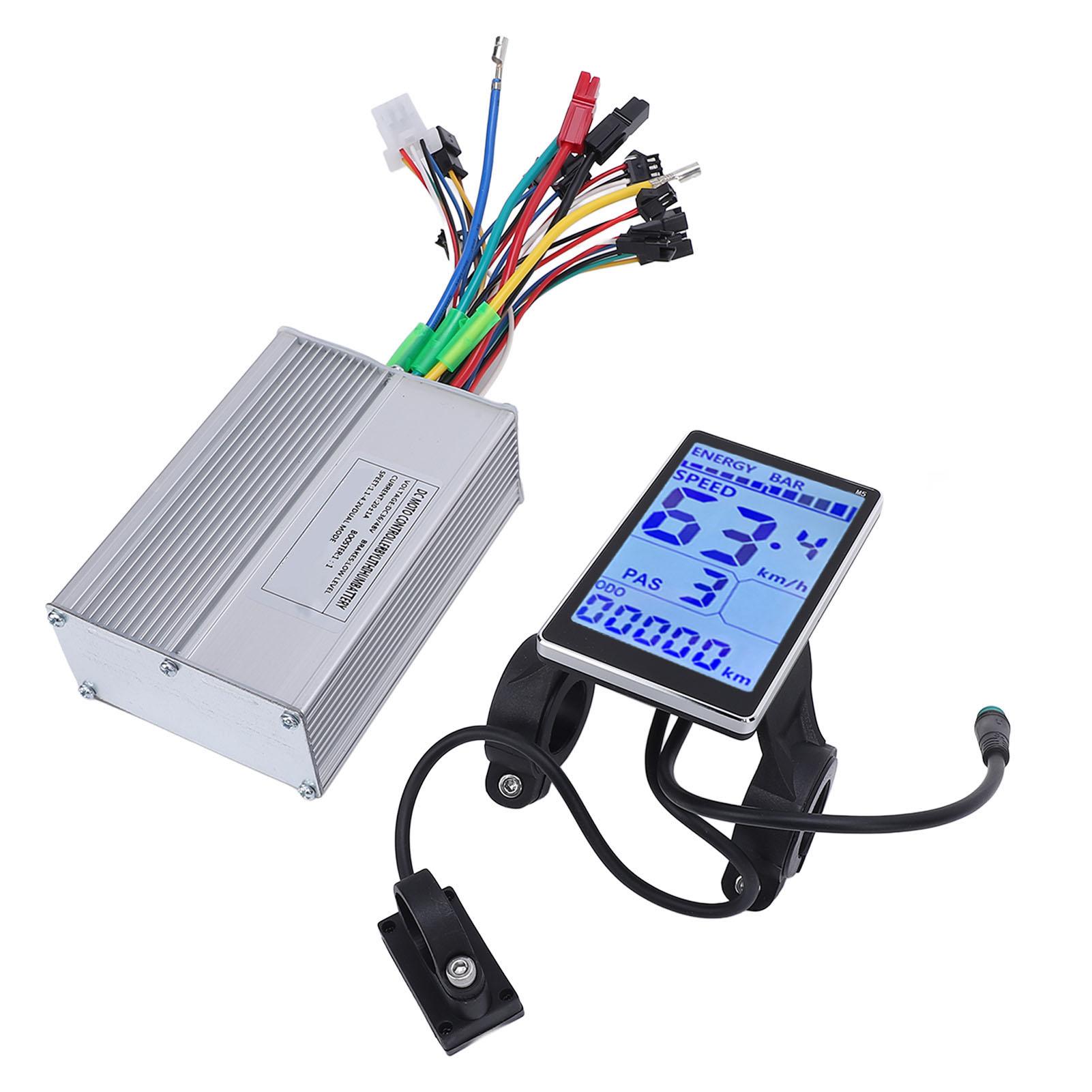 

M5 LCD Display Meter 20A 3 Mode Sine Wave Controller Kit for Electric Scooter DIY Modification
