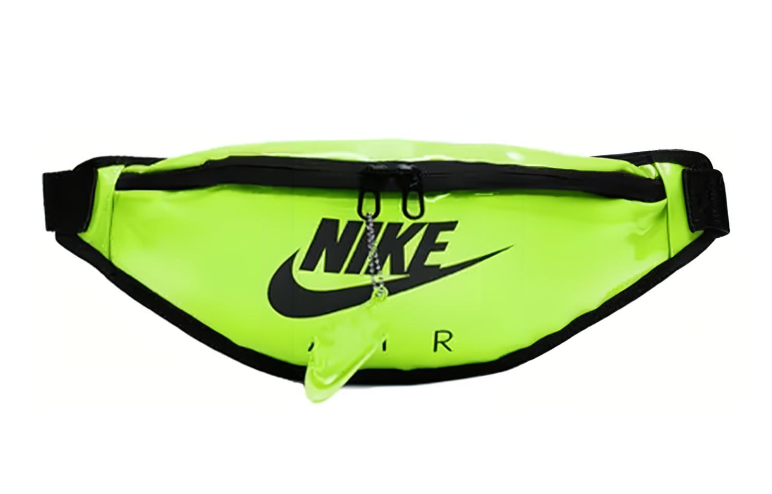 Nike Heritage Polyurethane Fanny Pack Unisex Neon Yellow CW9259-702