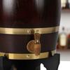 Wooden Vino Barrel Dispenser Food-Safe Liner Distilled Beverage Barrel with Spigot Decorative Beverage Keg with Stand Barware