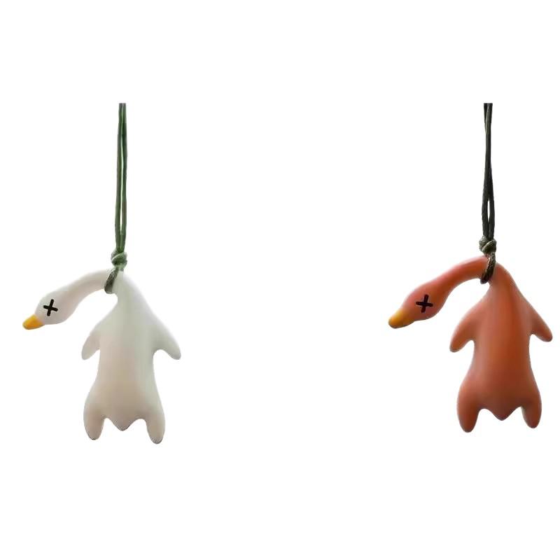 Temperature-Sensitive Color-Changing Roast Duck Pendant and Keychain Ornament