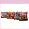 Premium Housse De Coussin Carr Coton Imprim Lettres Rtro Mlang For Timeless Elegance