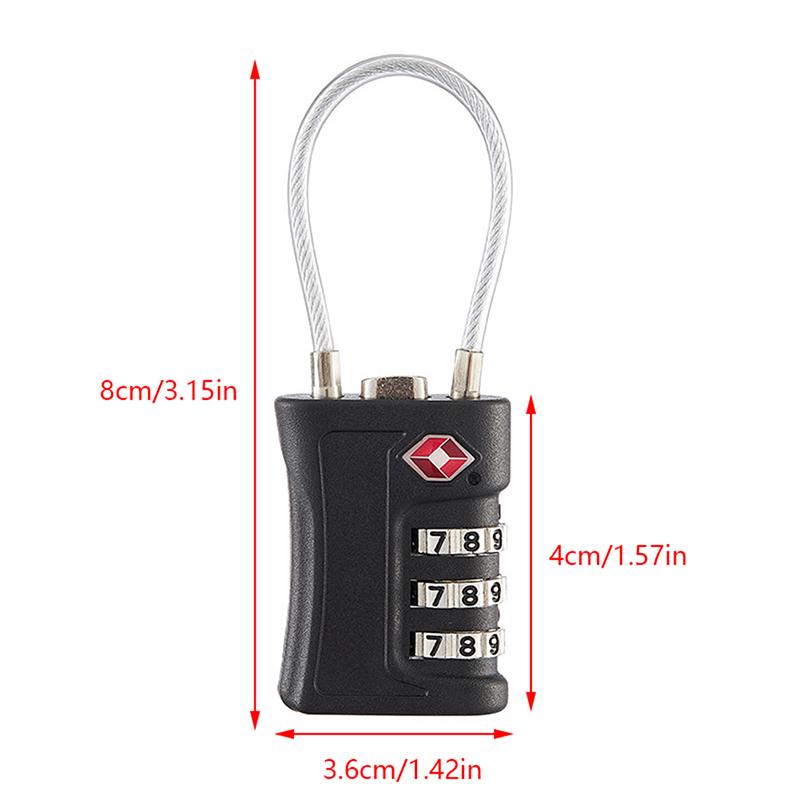 Tsa Locks Smart Combination Lock For Travel Luggage Suitcase Anti-Theft Padlock