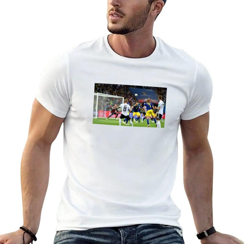 Toni Kroos Goal Tshirt Vintage Clothes Boys Whites Big And Tall T Shirts For Men
