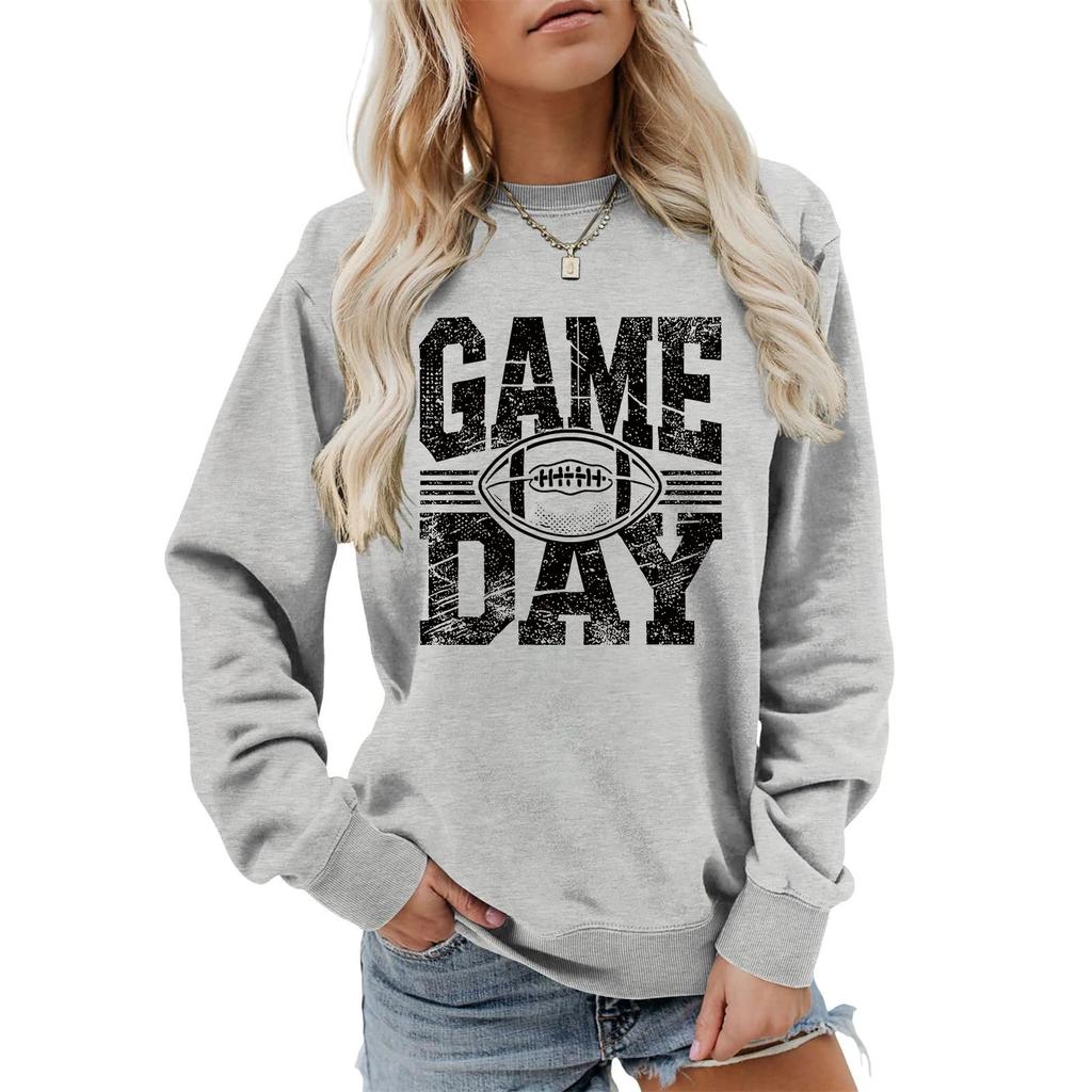 Unisex Fashion Printed Crewneck Sweatshirt, Long Sleeve Casual Pullover for Fall, Winter and Everyday Wear
