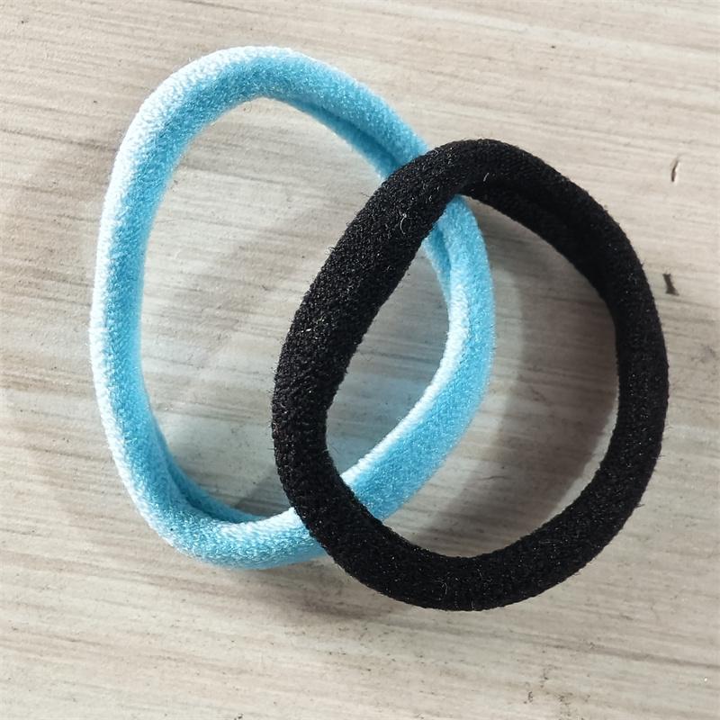 Women's Hair Tie with Headband Rubber Band Hair Accessories Solid Color Multi-color High Elasticity Fashionable Headband