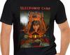Schlaf-Camp T-Shirt Kurzarm Horrorfilm T-Shirt
