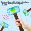 Fetch Games for Medium Dogs Interactive Squeaky Hammer Dog Toy with Built-in Tennis Ball And Large Dogs, Inside Sound Making Puppy Toys, Durable