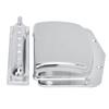 Adjustable Fixed Bridge Tailpiece Metal for Electric Guitar with Protective Cover ShellSilver