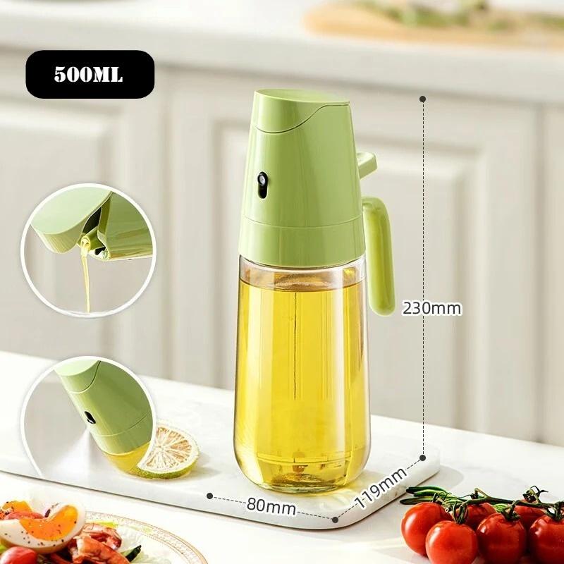 

COOKER KING 300/500ml Oil Sprayer Press-type Barbecue Seasoning Bottle Spray Pour Dual-purpose Oil Pot Outdoor Camping BBQ Tools