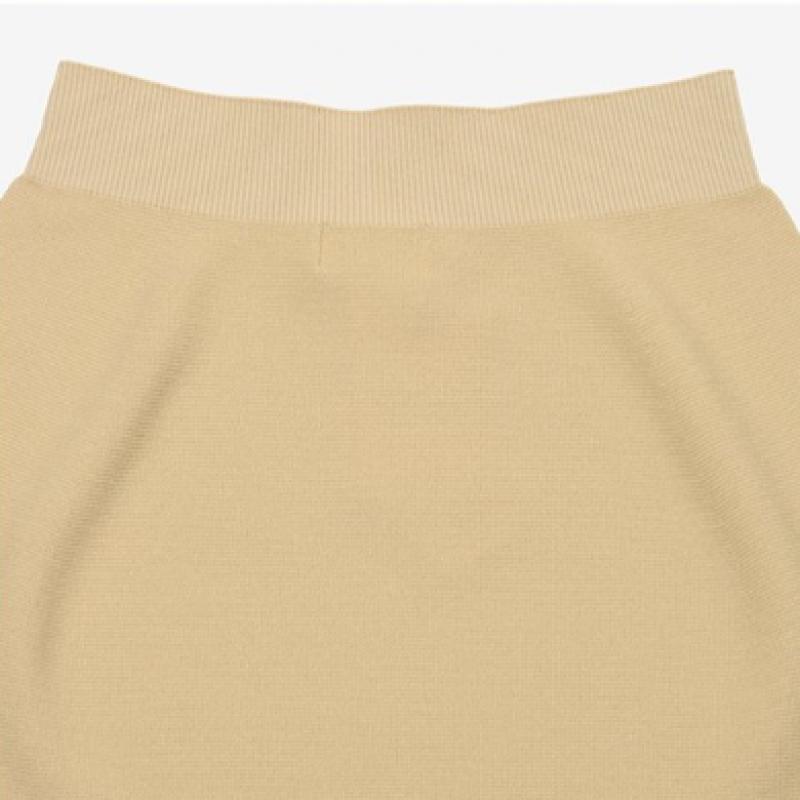 2ND SKIN Air Knit YArn Semi A Line Long Skirt Afwss2200