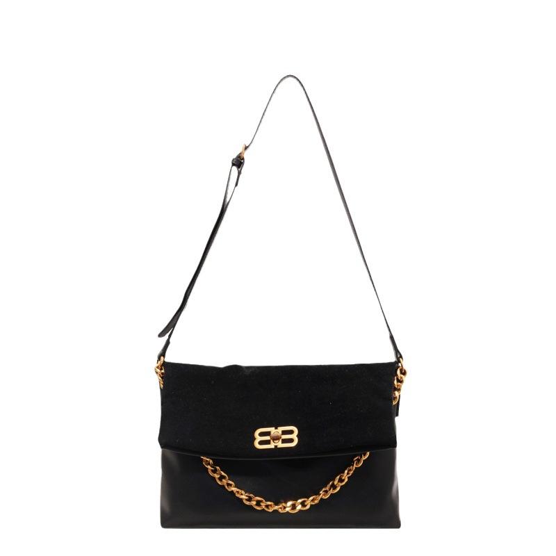 Large-capacity tote bag women's 2025 winter new women's bag high-end light luxury chain single shoulder armpit bag