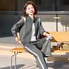 Mom's Casual Sportswear: Versatile Knit Top Two-Piece Set for Middle-Aged & Elderly Women - 2026 New Spring/Autumn Collection.
