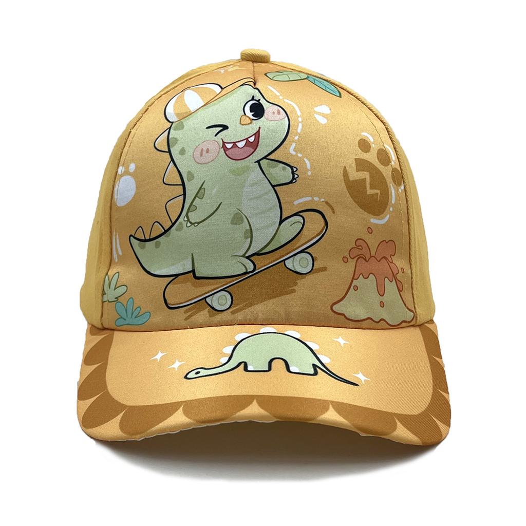 Excavator Spider Dinosaur Cartoon Peripheral Printing Children's Baseball Cap Spring Summer Cartoon Sun Hat