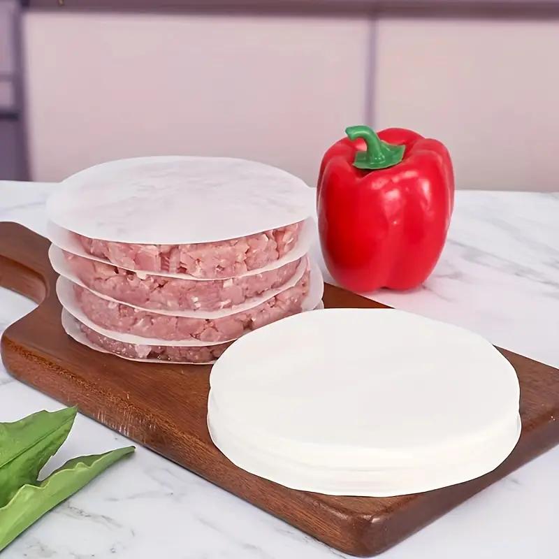 50/100 buc Hârtie de copt rotundă Cerc Pergament Cuptor pentru grătar Patty Hamburger Hârtie Tort Instrument antiaderent pentru coacere