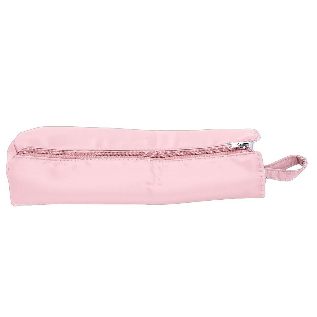 Curling Iron Storage Bag Heat Resist Curling Iron Holder Bag Hair Tools Hanging Storage Pouch for Home Travel Pink