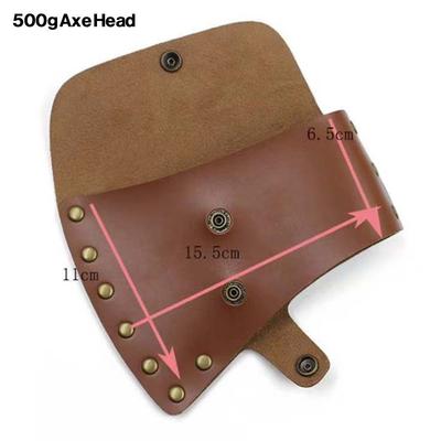 2 Stile Axtschutz Werkzeughülle Holster Axtkopfabdeckung Leder Axthülle Axtkopfscheide