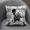 Vintage Anime H-Hajime No Ippo Pillow Covers Cartoon Sofa Decorative Home Double-sided Printing Short Plush Cute Cushion Cover