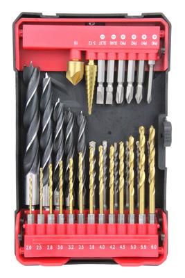 SK11 B-MOBILE Bohrer-Set, 32-teilig, SCS-106, 6,35mm Sechskantschaft