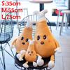Fast Food Stuffed Toy Plush hamburger Toast Doll Fried chicken legs Stuffed Pillow Hot Dog Man Cushion Toy for Fast food Store