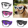 Cute Heart Design Dog Sunglasses PC Lens Wind Sand Dust Proof Protective Eyewears For Pet Walking Running