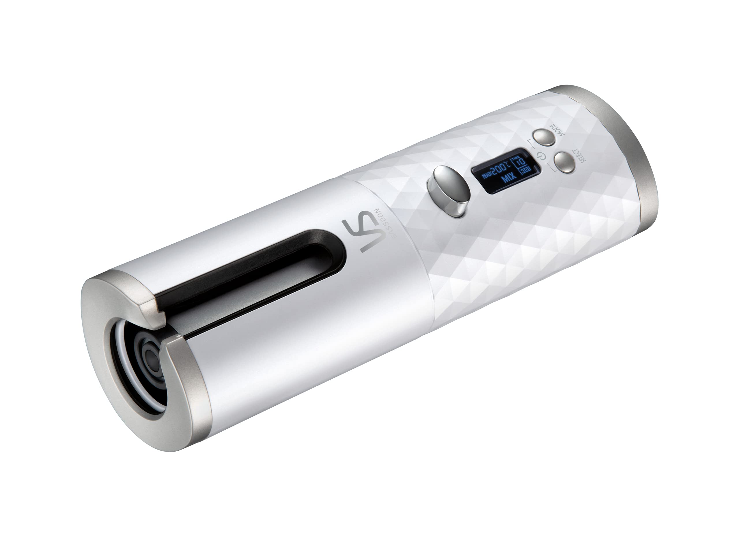 

Vidal Sassoon Cordless Curling Iron, Rechargeable, 3 Temperature Settings, 4 Finish Settings, White, VSA-1990/WJ