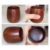 Natural Solid Wood Tea Cup Handcrafted Wooden Tea Cups for Tea Lovers Vintage Drinking Cup for Coffee Wine Natural Wood