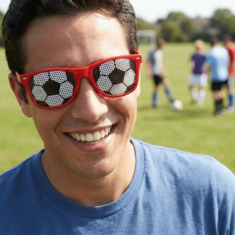 Stylish Decorative Glasses Frame Lightweight Football Sunglasses Soccer Sunglasses  Sports Event