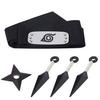 Village Headband with Kunai Accessories Plastic Toy Cosplay Accessories Black