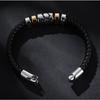 New Fashion Men's Punk Hot-selling Bracelet Leather Braided Bangle