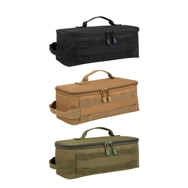 Outdoor Carrying Picnic Tableware Organizers Camping Storage Bag Large Capacity Outdoor Cooking Utensils Storage Bag