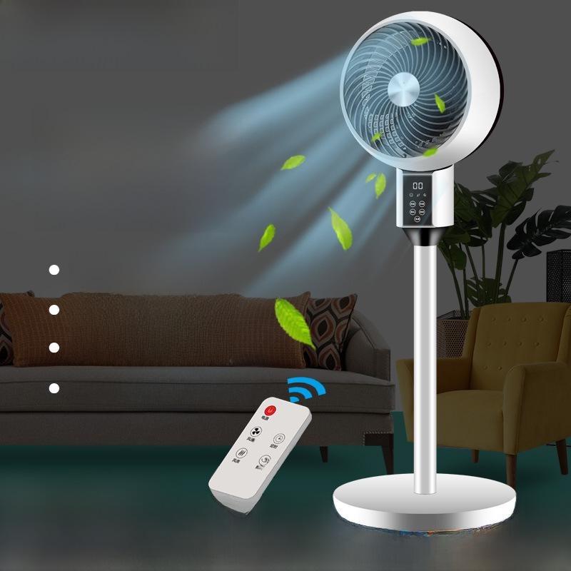 Vysoce výkonný tichý ventilátor s cirkulací vzduchu: Ideální pro koleje a domácnosti, použití na stole i na podlaze