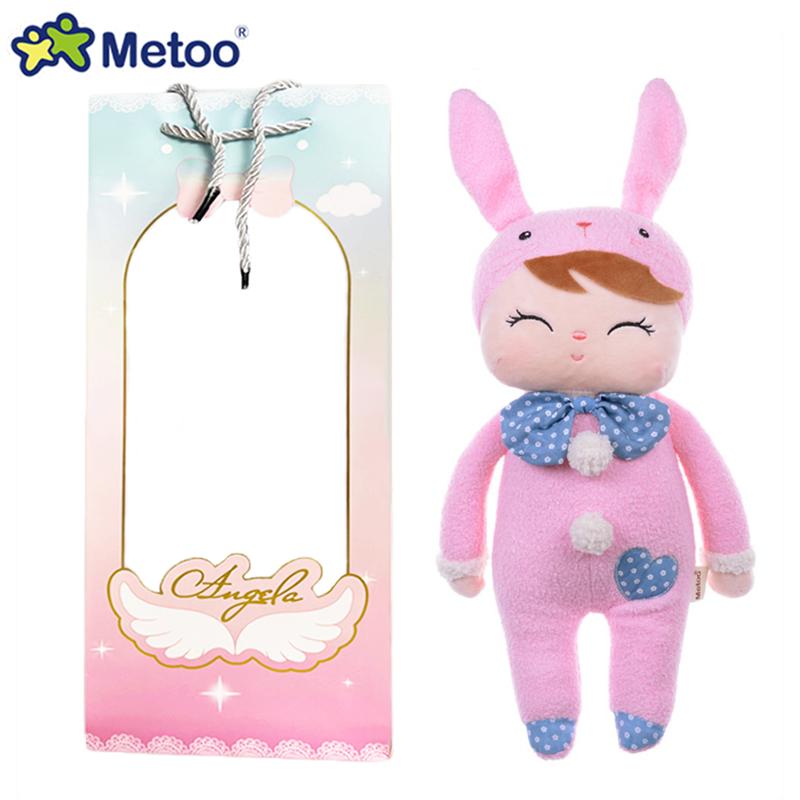 

Metoo Dream Angel Plush Doll Infant Vintage Bunny Doll Including Present Box Children Soft Playthings Birthday Present