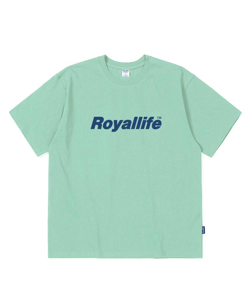 ROYALLIFE Original Logo Oversized Short Sleeve T-Shirt (Rl001 Og Logo Tee) - Sage