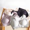 Plus Size Women's Front Button Without Trace Beauty Back Comfortable Breathable No Steel Ring Fixed Cup Bra