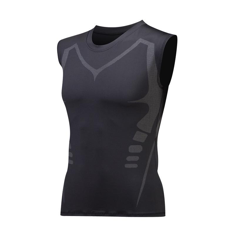 

Мужская профессиональная летняя быстросохнущая тренировочная майка: Влагоотводящий, дышащий баскетбольный фитнес-топ XXXL