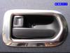 BRIGHTZ Sakura B6AW Stainless Steel Inner Door Handle Satin Silver SAKURA Covers, Plated, 4-Piece Set, [INS-DHC-257]