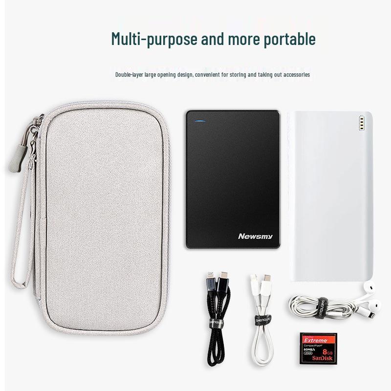 Sac de rangement numérique: Batterie Externe, Câble, Disque Dur, et Protection de Téléphone