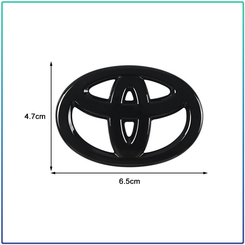 1Pc Car Steering Wheel Logo Sticker Badge Interior Decoration For Toyota TRD Camry Corolla RAV4 CHR Yaris Auris