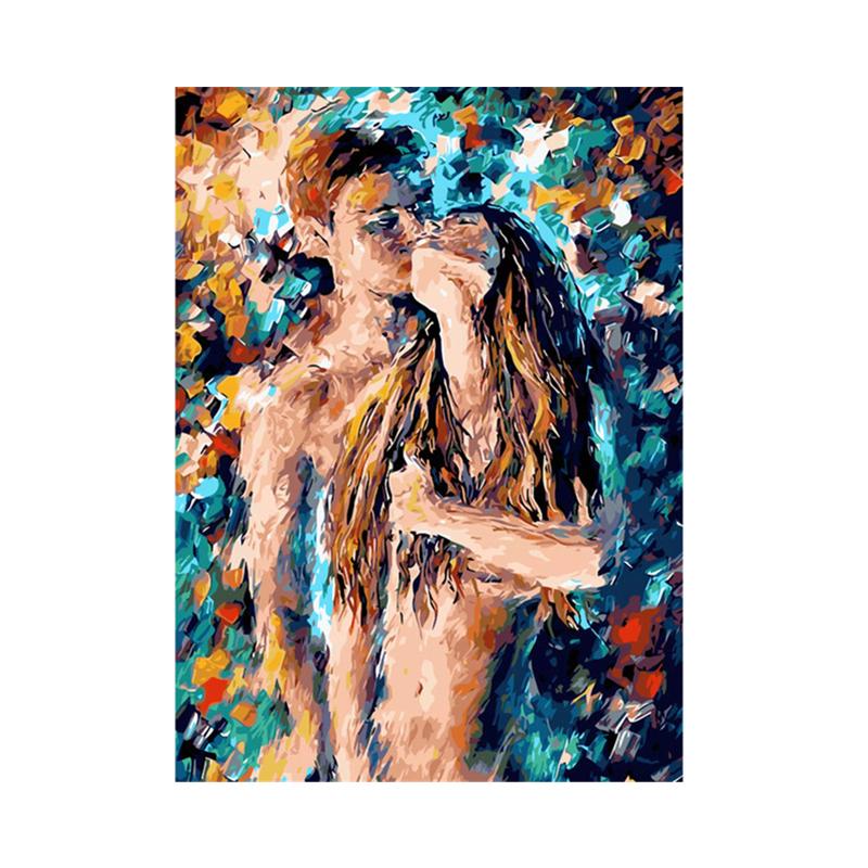 Abstract Passion Sexy Canvas Painting Modern Naked Woman and Man Posters and Prints Wall Art Pictures for Living Room Home Decor
