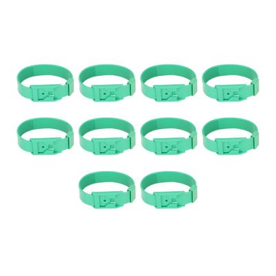 10Pcs Goat Collar Sheep Identification Bands Livestock Marking Ring Farming Equipment 36cm Green