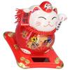 6in Fortune Cat Ceramic Waving Lucky Cat Ornament Home Decoration for Bedroom Car OfficeType 1