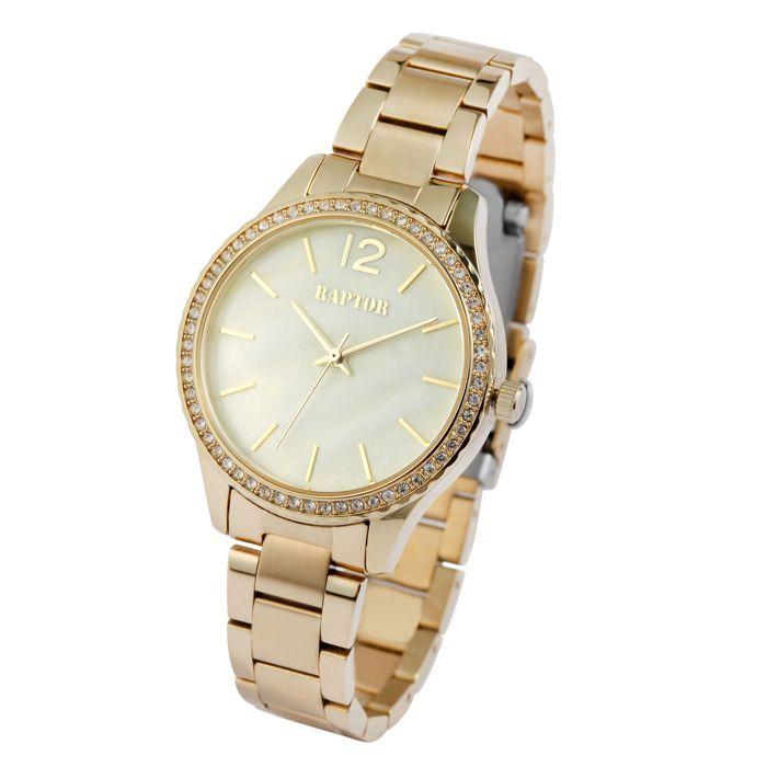 Watch - RAPTOR - Pia - Gold - Mother-of-pearl Dial - Stainless Steel 36 Mm