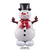 Large Christmas Snowman Foil Balloon Standing Christmas Tree Balloon Santa Claus Gift Box Balloon Christmas Party Decors