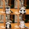 Penguin Panda Dog Pendant Animal Plush Doll Keychain Toy Backpack Decoration