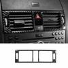 Real Carbon Fiber Middle Console Air Outlet Vent Trim For Benz C-Class 2007-2014