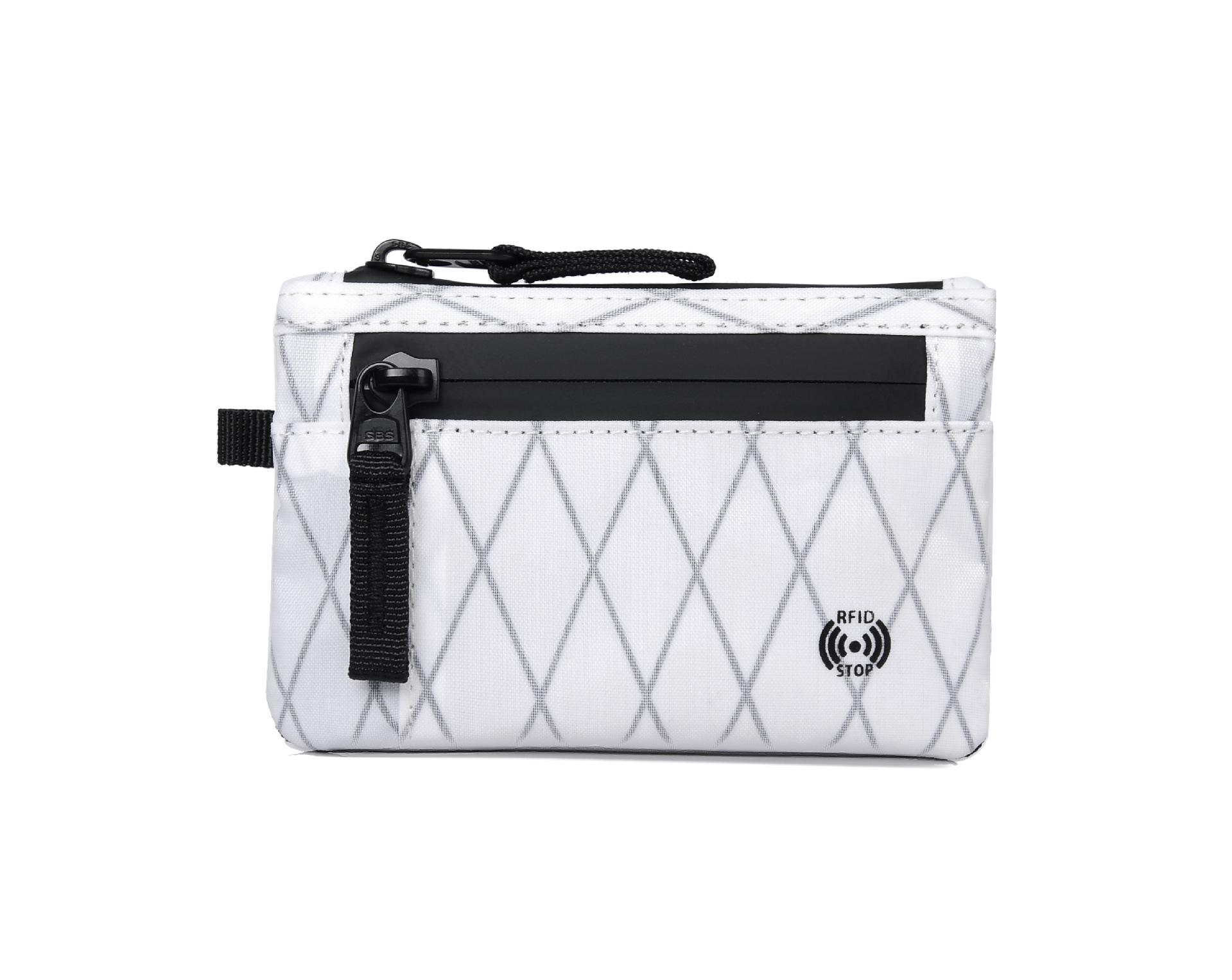 Porte-monnaie RFID Anti-vol Porte-cartes X-Pac Mini Portefeuille de Voyage avec Porte-clés