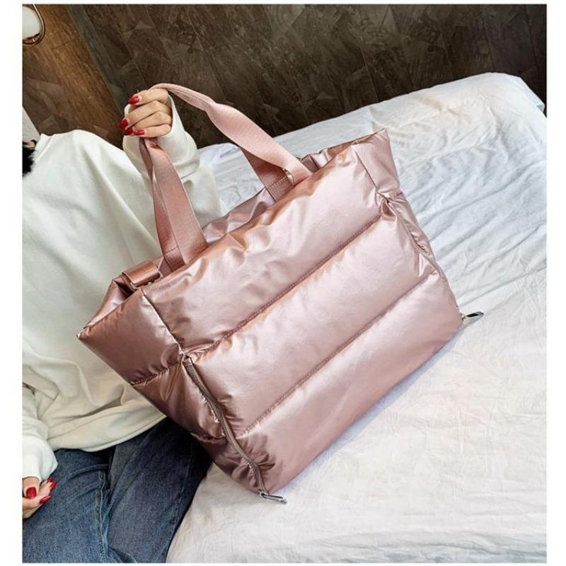 Dry And Wet Separation Sports Portable Shoulder Bag Yoga Fitness Bag Large Capacity Travel Bag Foldable