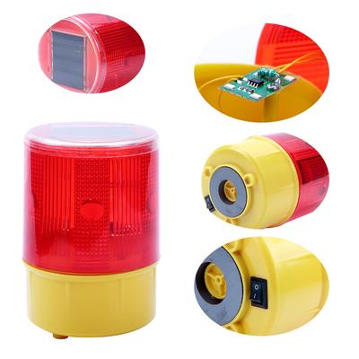 Solární LED Výstražné Světlo Rotační Majákové Světlo Lampa Signál Pro Loď Výstražné Světlo Blikající Světlo Poplašná Lampa Pro Silniční Provoz