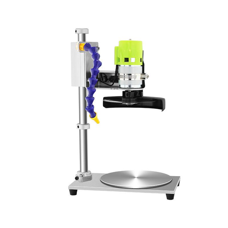 

Бытовой DIY Цветочный горшок Фарфоровый режущий инструмент Вращающаяся машина для резки винных бутылок Настольный электрический резак для стеклянных бутылок