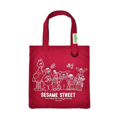 Mini Flat Tote RD Sesame Street SST-090
